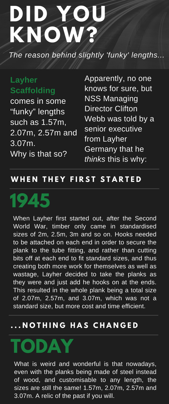 Layher fun fact infographic